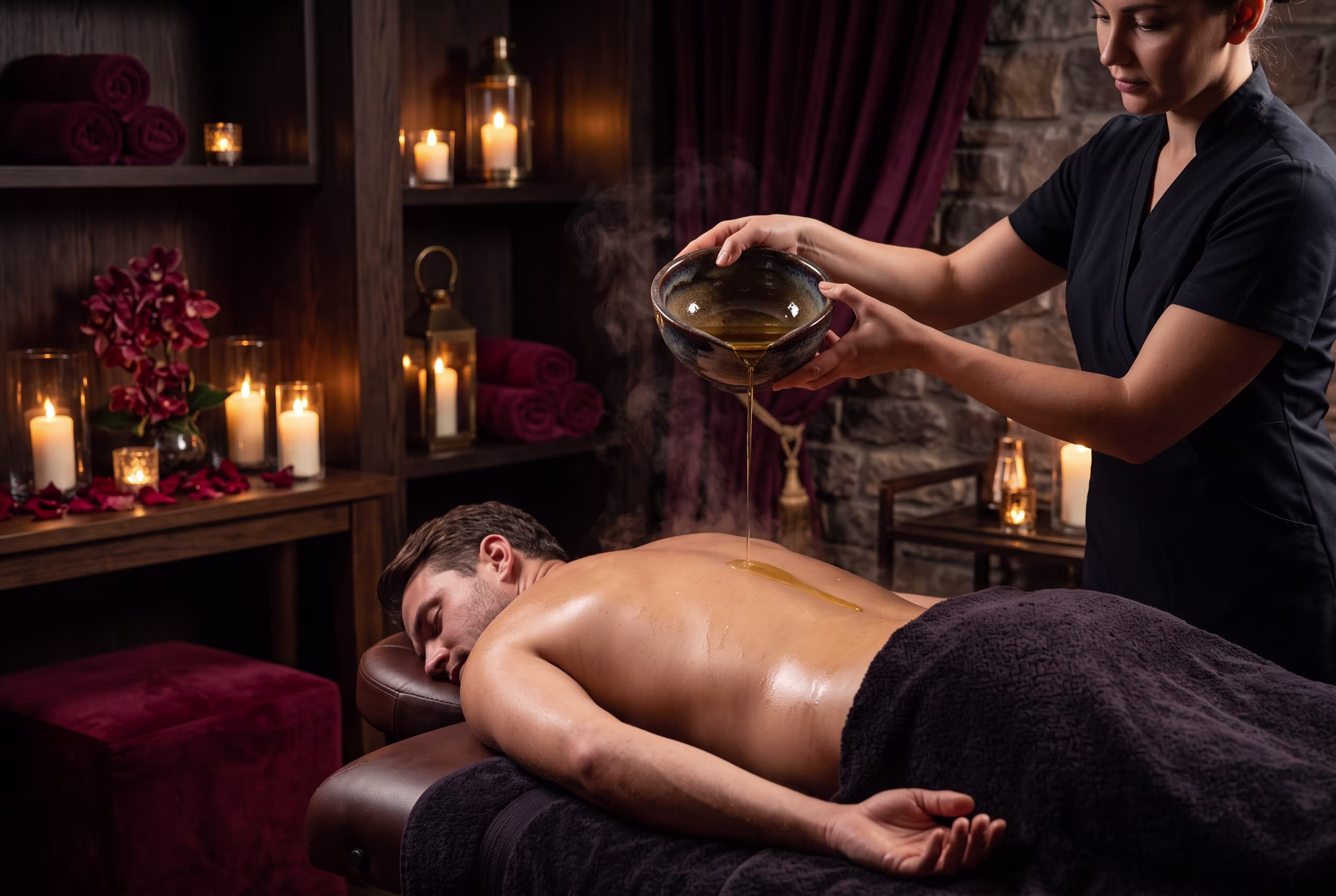 Hot Oil Massage